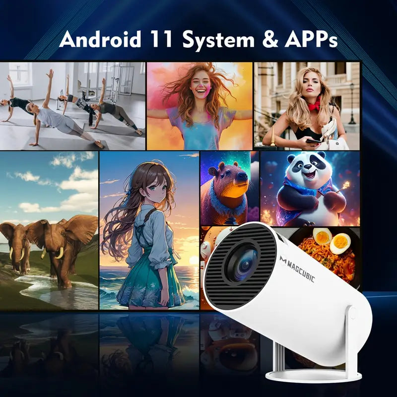 HY300Pro Wireless Portable Projector
